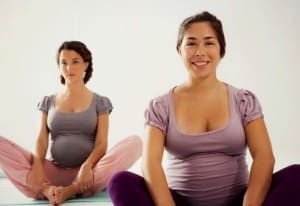 pre natal yoga class during pregnancy