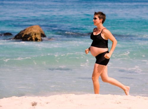 Is it safe to run when I'm pregnant?