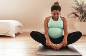 Prenatal yoga can help with foot swelling